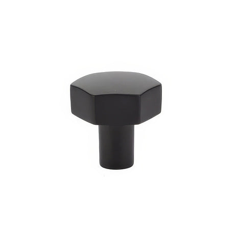 Emtek 86457US19 flat black cabinet knob