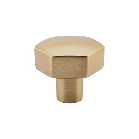 Emtek 86457US4 satin brass cabinet knob