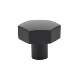 Emtek 86458US19 flat black cabinet knob