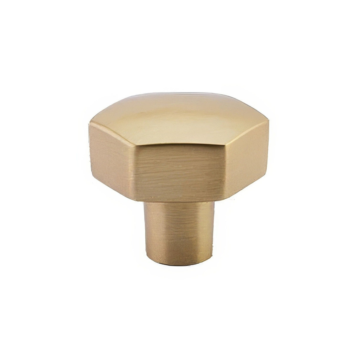Emtek 86458US4 satin brass cabinet knob