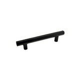 Emtek 86460US19 flat black hex cabinet pull