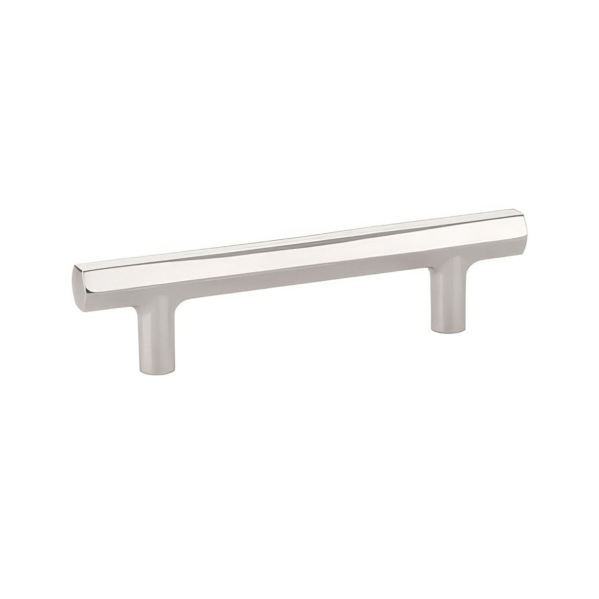 Emtek 86462US14 bright nickel hex cabinet pull