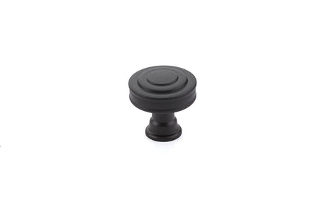 Emtek 86463US19 Glendon 1-1/4" Cabinet Knob Flat Black Finish