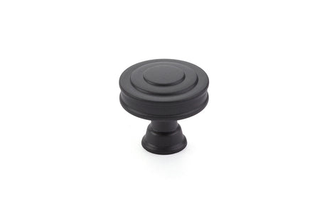 Emtek 86464US19 Glendon 1-5/8" Cabinet Knob Flat Black Finish