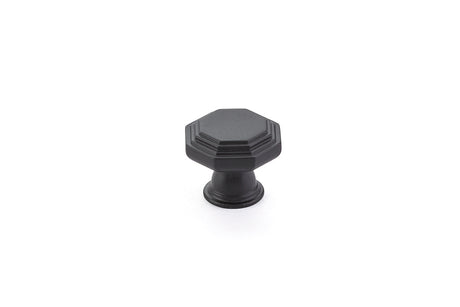 Emtek 86465US19 Midvale 1-1/4" Cabinet Knob Flat Black Finish