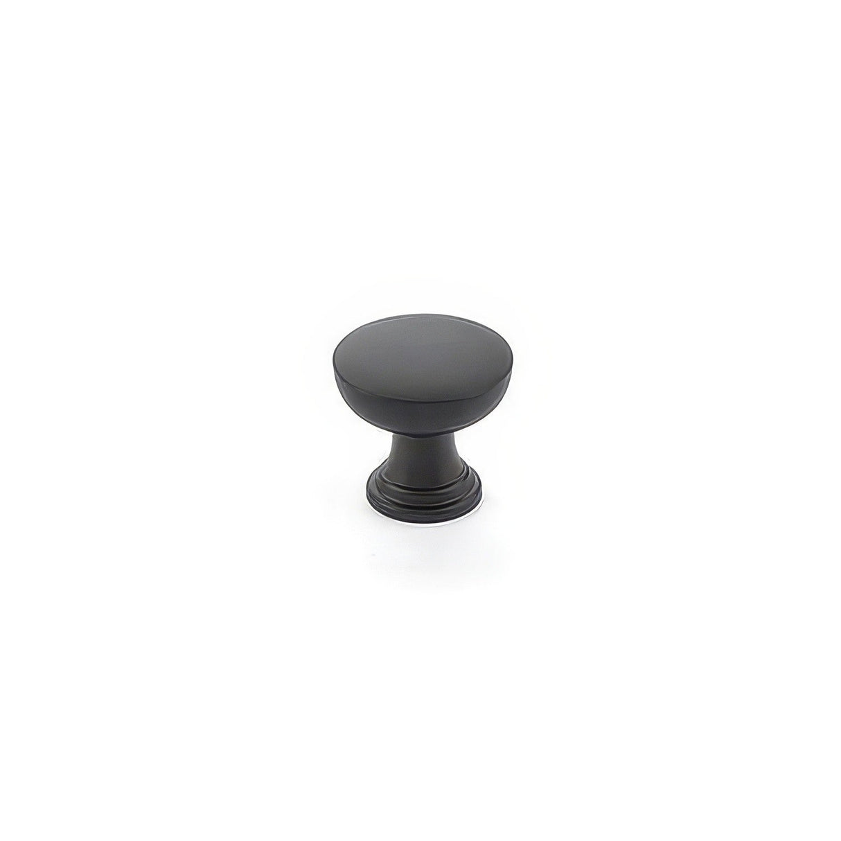 Emtek 86467US19 flat black cabinet knob