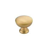 Emtek 86467US4 satin brass cabinet knob
