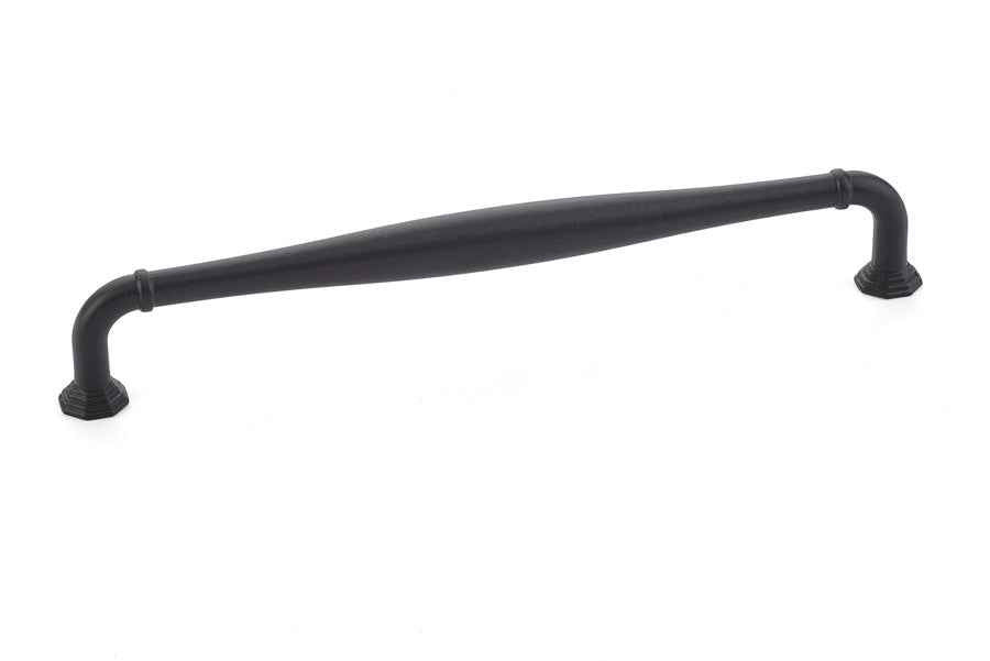 Emtek Cabinet Pull with 8" Center to Center in Flat Black