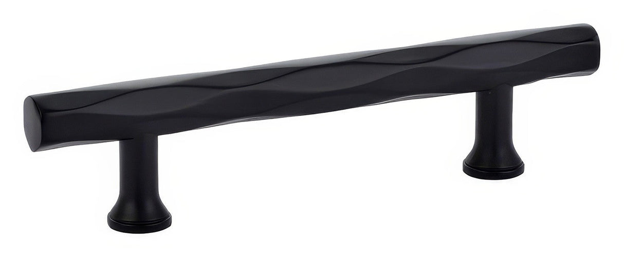 Emtek 86490US19 flat black cabinet pull