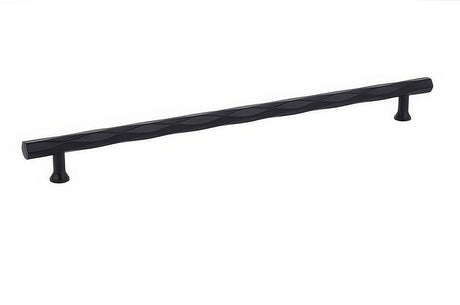 Emtek 86491US19 flat black cabinet pull