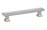 Emtek 86492US15 satin nickel rectangular cabinet pull