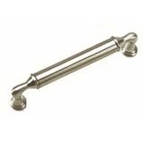 Laurey 86514 865 Kensington 5.03" Zinc & Steel Cabinet Pull Polished Nickel