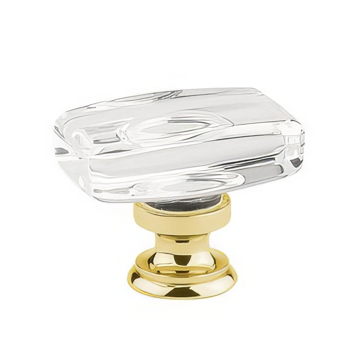 Emtek 86566US4 satin brass cabinet knob