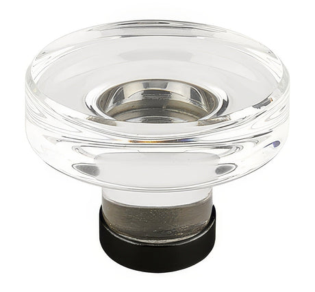 Emtek 86569US19 flat black cabinet knob