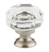 Emtek 86571US15 satin nickel cabinet knob