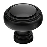 Emtek 86610US19 flat black cabinet knob