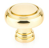 Emtek 86610US3 polished brass cabinet knob