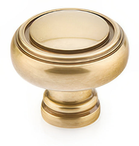 Emtek 86610US7 Classic Brass cabinet knob, additional view