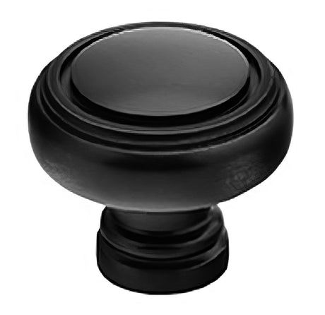 Emtek 86611US19 flat black cabinet knob