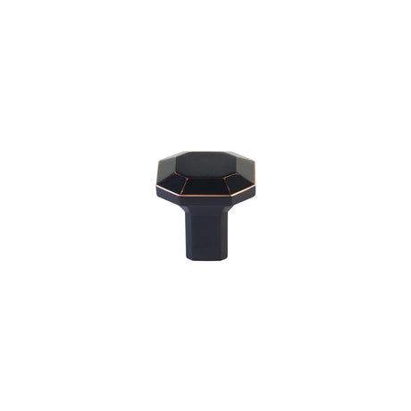 Emtek Square 1-1/4" Cabinet Knob in Oil Rubbed Bronze