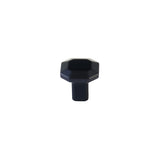 Emtek Square 1-1/4" Cabinet Knob in Flat Black