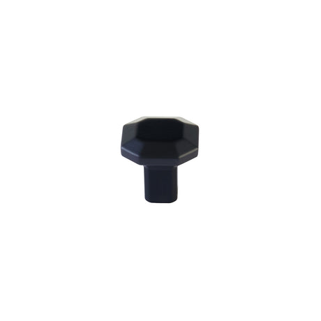 Emtek Square 1-1/4" Cabinet Knob in Flat Black