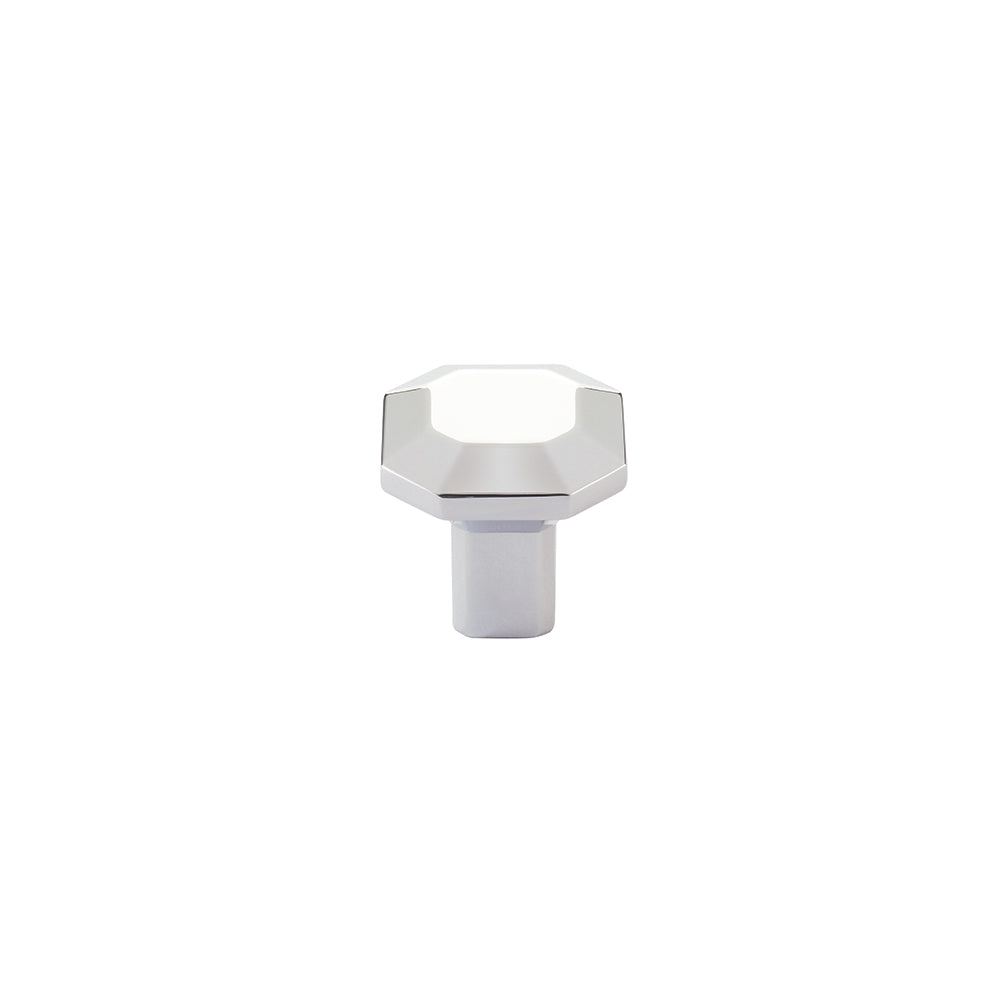 Emtek Square 1-1/4" Cabinet Knob in Polished Chrome