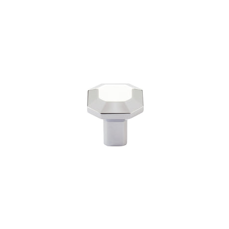 Emtek Square 1-1/4" Cabinet Knob in Polished Chrome