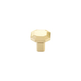 Emtek Square 1-1/4" Cabinet Knob in Satin Brass