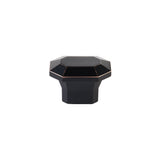 Emtek Rectangular 1-3/8" x 2" Cabinet Knob in Oil Rubbed Bronze