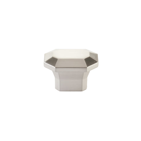 Emtek Rectangular 1-3/8" x 2" Cabinet Knob in Satin Nickel