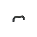 Emtek 3-1/2" Center to Center Cabinet Pull in Flat Black