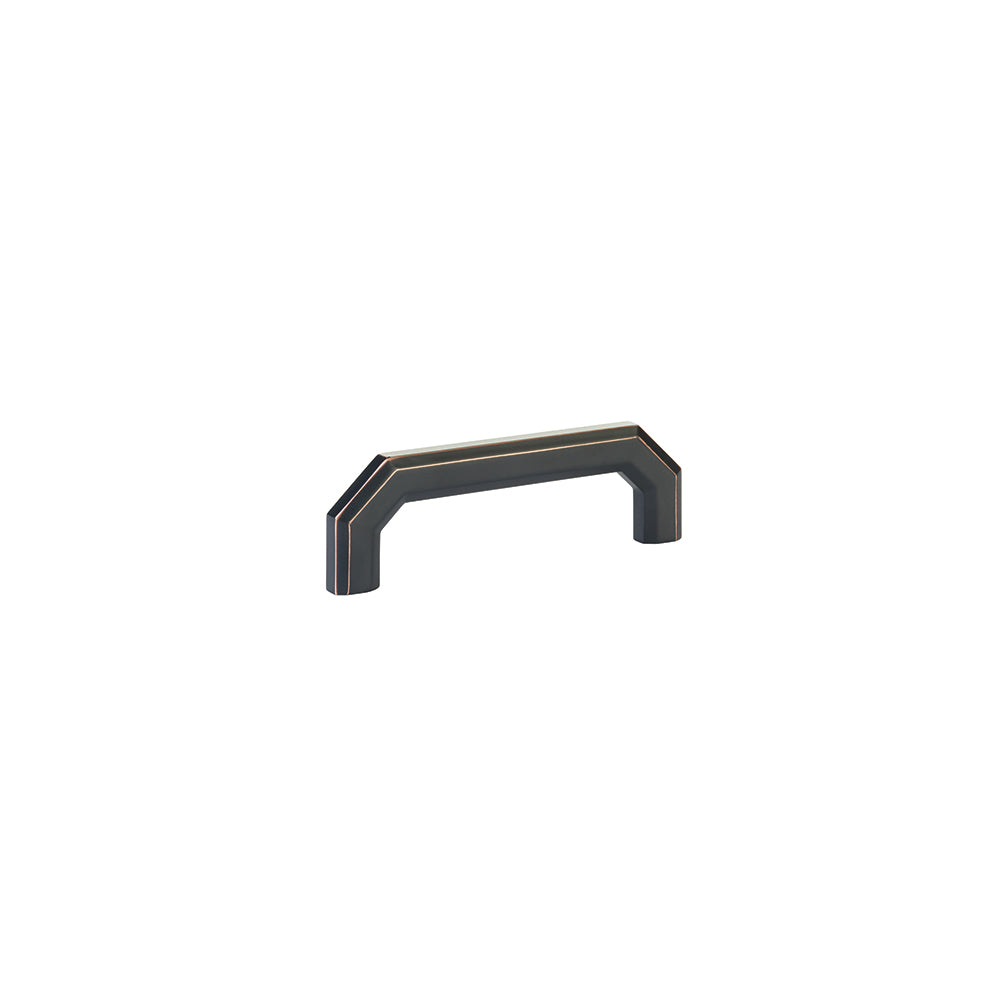 Emtek 4" Center to Center Cabinet Pull in Oil Rubbed Bronze