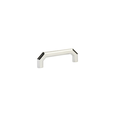 Emtek 4" Center to Center Cabinet Pull in Polished Nickel Lifetime