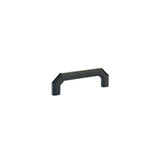 Emtek 4" Center to Center Cabinet Pull in Flat Black