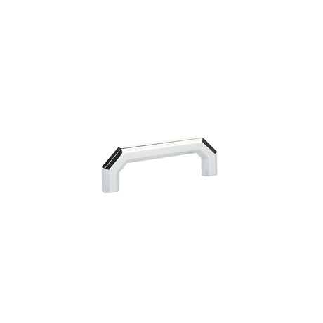 Emtek 4" Center to Center Cabinet Pull in Polished Chrome
