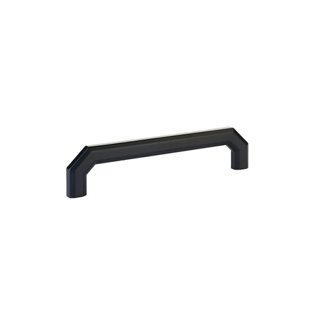 Emtek 6" Center to Center Cabinet Pull in Flat Black
