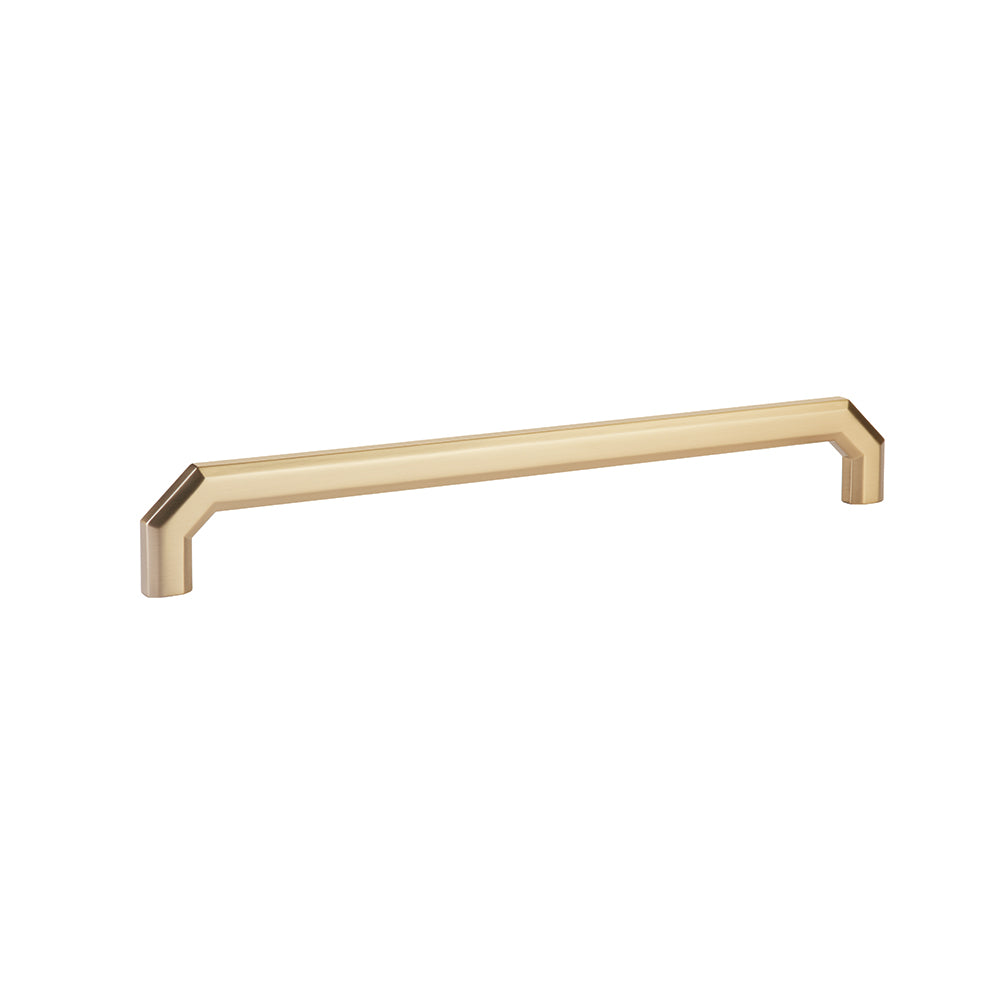 Emtek 10" Center to Center Cabinet Pull in Satin Brass