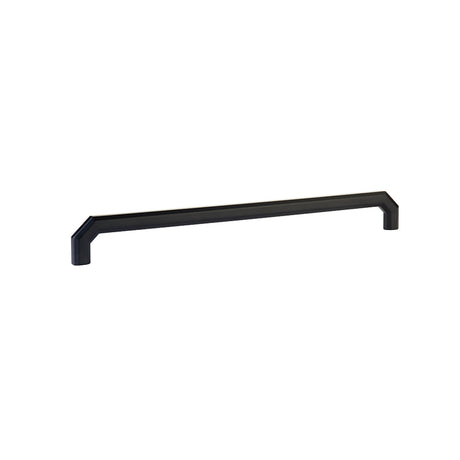 Emtek 12" Center to Center Cabinet Pull in Flat Black