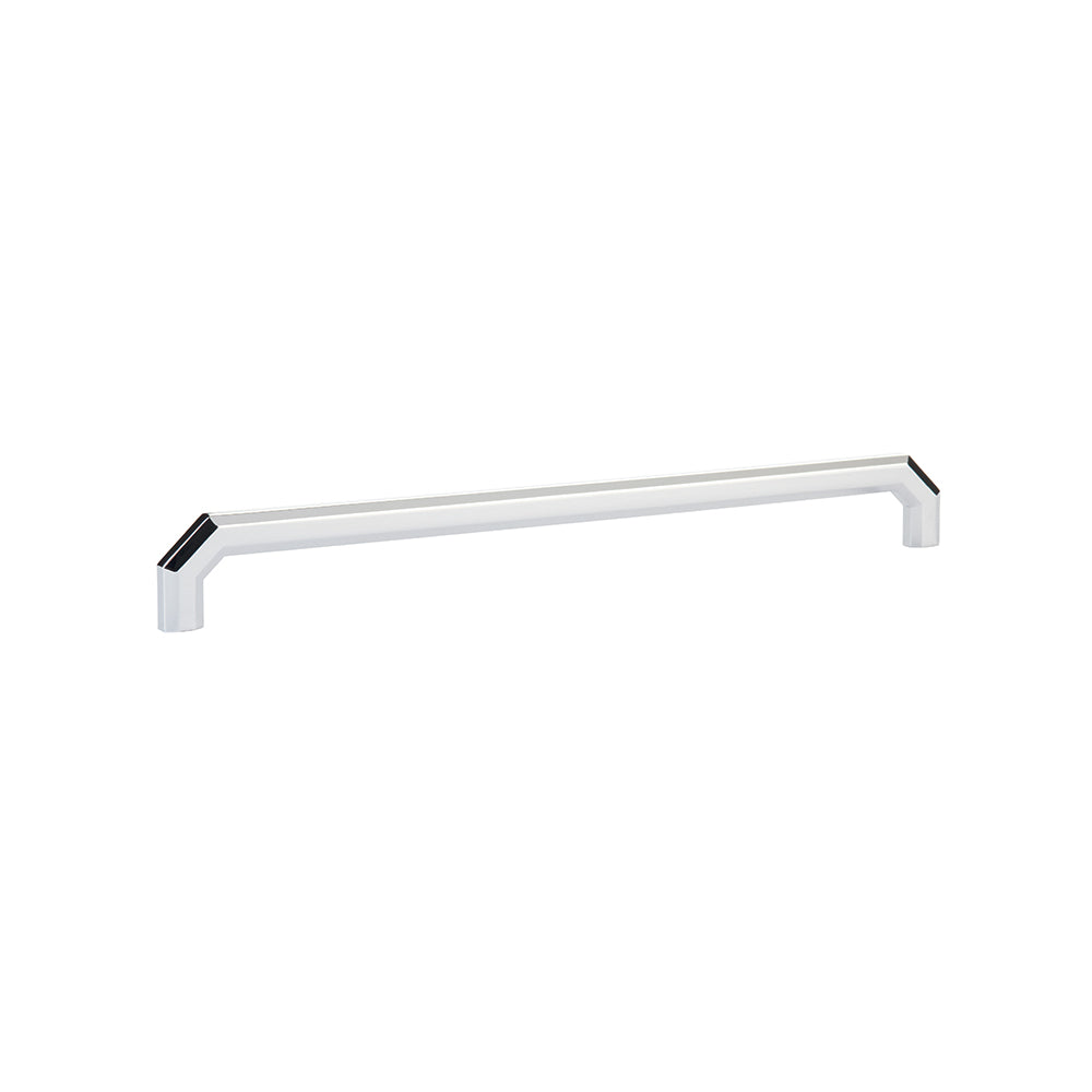 Emtek 12" Center to Center Cabinet Pull in Polished Chrome