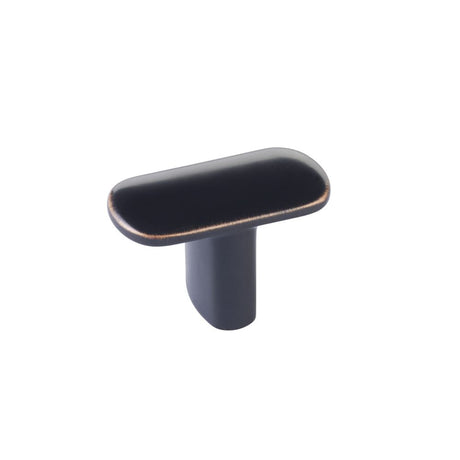 Emtek 1-1/2" x 3/4" Cabinet T Knob in Oil Rubbed Bronze