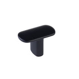 Emtek 1-1/2" x 3/4" Cabinet T Knob in Flat Black
