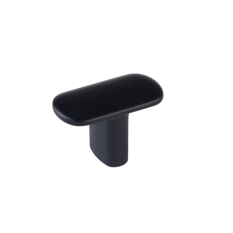 Emtek 1-1/2" x 3/4" Cabinet T Knob in Flat Black