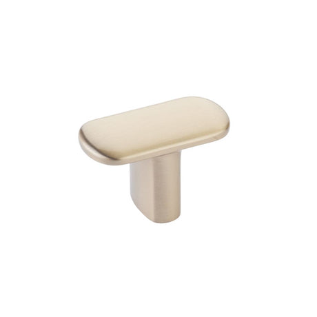 Emtek 1-1/2" x 3/4" Cabinet T Knob in Satin Brass