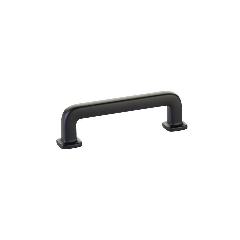 Emtek Cabinet Pull with 3-1/2" Center to Center in Flat Black