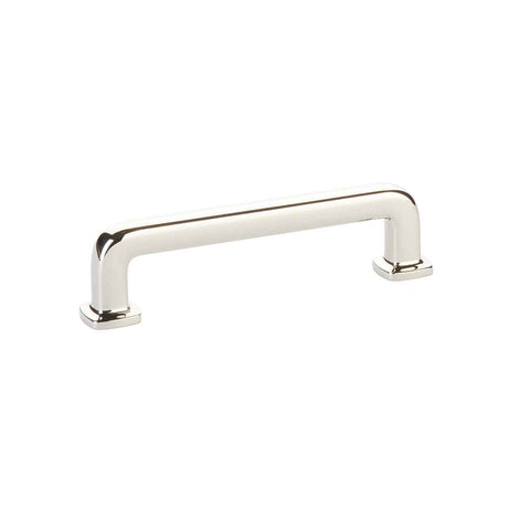 Emtek Cabinet Pull with 4" Center to Center in Polished Nickel Lifetime