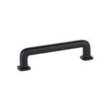 Emtek Cabinet Pull with 4" Center to Center in Flat Black