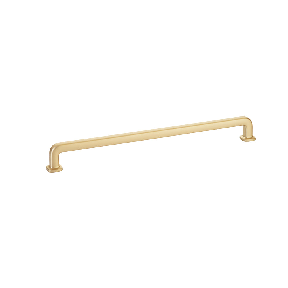 Emtek Cabinet Pull with 10" Center to Center in Satin Brass
