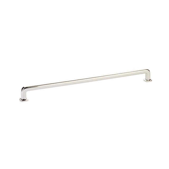 Emtek Cabinet Pull with 12" Center to Center in Polished Nickel Lifetime