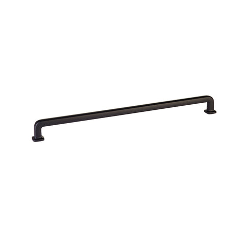 Emtek Cabinet Pull with 12" Center to Center in Flat Black
